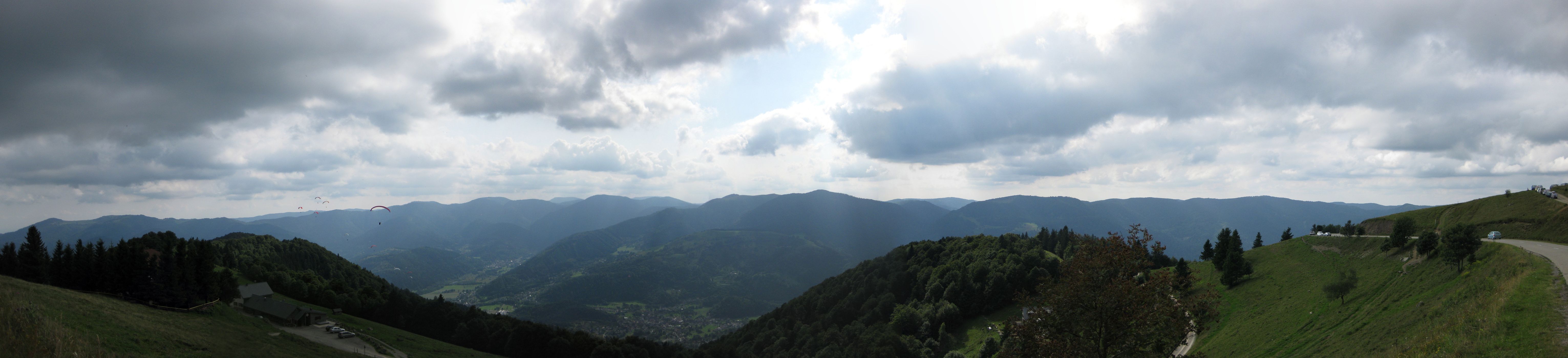 Viele Paraglider "Le Markstein"