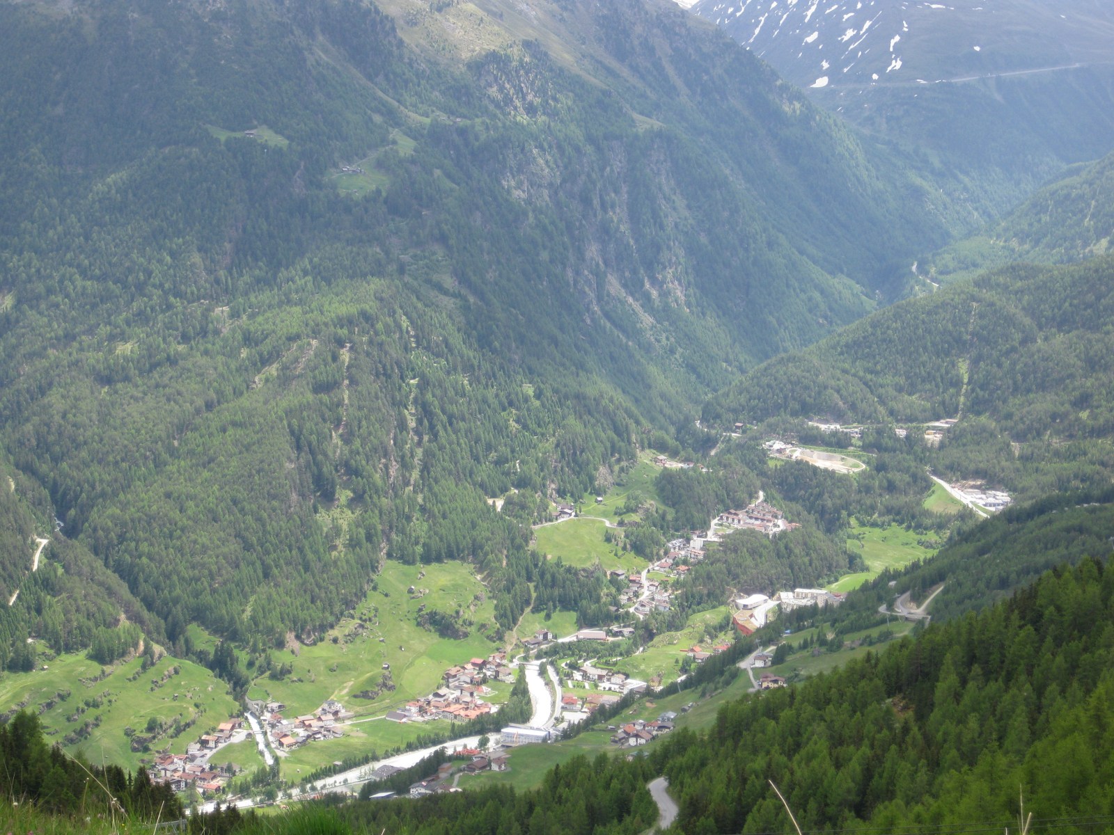 Ausblick ins Tal nach Sölden