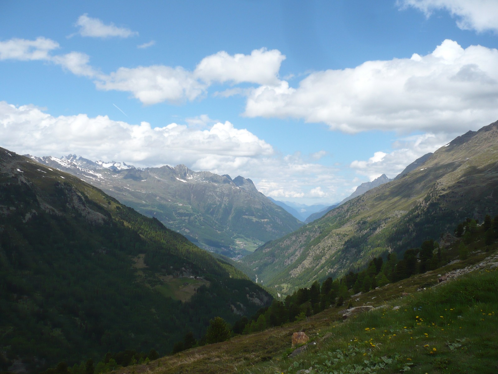 Ausblick nach Sölden