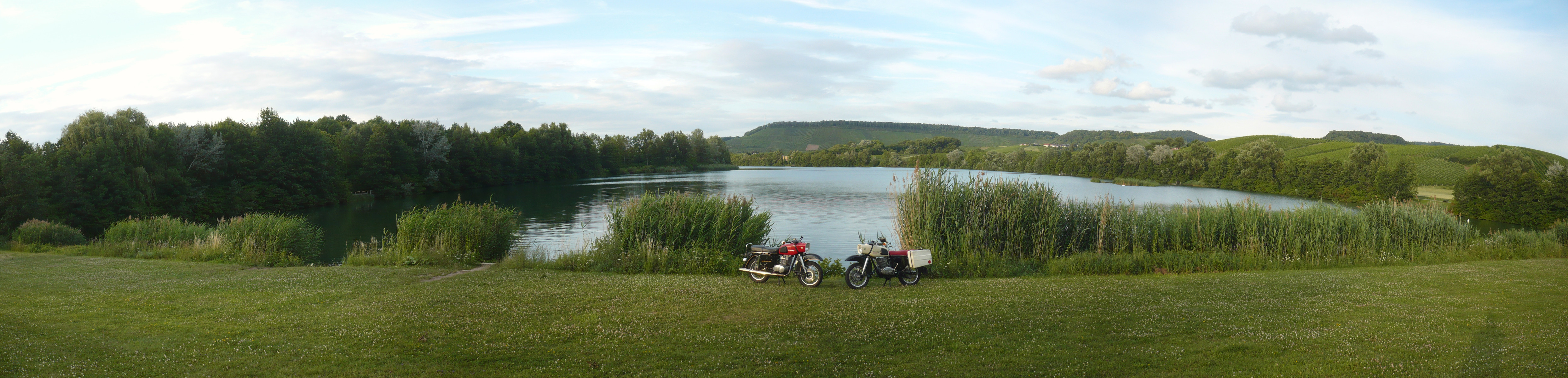 Strandnixen Panorama am Breitenauer See