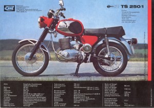 MZ TS 250/1 Prospekt