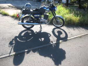 TS 250/1 in der Abendsonne