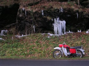 MZ ES 150/1 im Winter