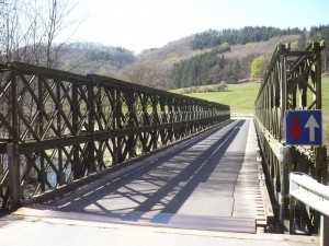 Eine der beiden Brücken