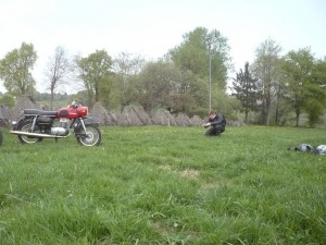 Marc knipst Mopeds im Westwall