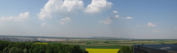 Braunkohletagebau Inden, vom Indemann aus