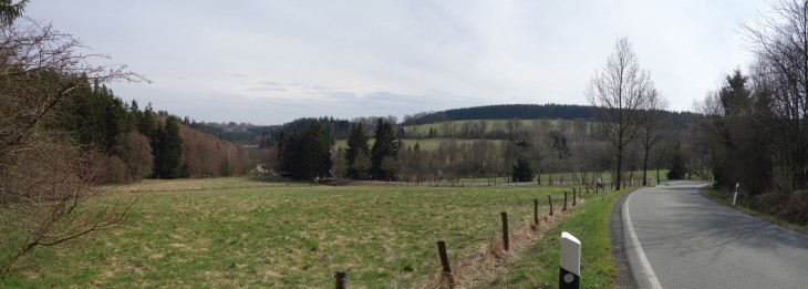 Strecke von Mützenich nach Kalterherberg
