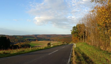 Nebenstrecke vom Nürburgring heimwärts