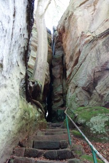 Kletterpfad im Müllerthal - zum "Werschrummschlüff"