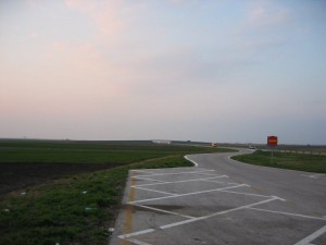 Überfüllte Autobahn in Serbien