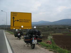 Kurz vor der Bulgarischen Grenze