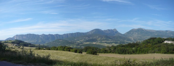 Blick auf "les trois becs"