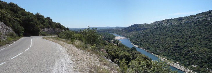 Immer an der Ardêche entlang