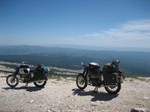 Die BMWs auf dem Mount Ventoux