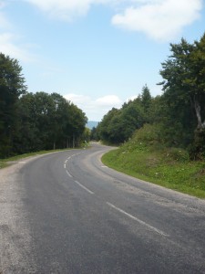 Straße auf dem Ballon D'Alsace