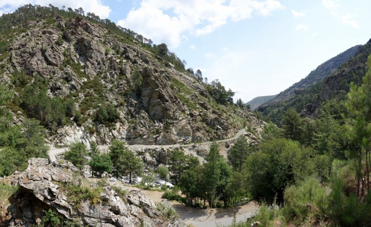 Auf dem Weg durch die Gorges L'Asco