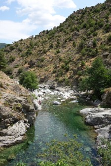 Glasklares Badewasser